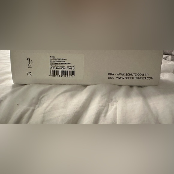 SCHUTZ Jessie Clear Strap Stiletto Sandal - Rose Nude/Transparent - Picture 6 of 9